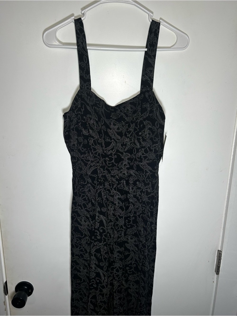 Universal Thread black paisley jumpsuit
